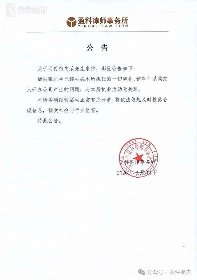 确认了！盈科原掌门人梅向荣已被警方立案（组图） - 2