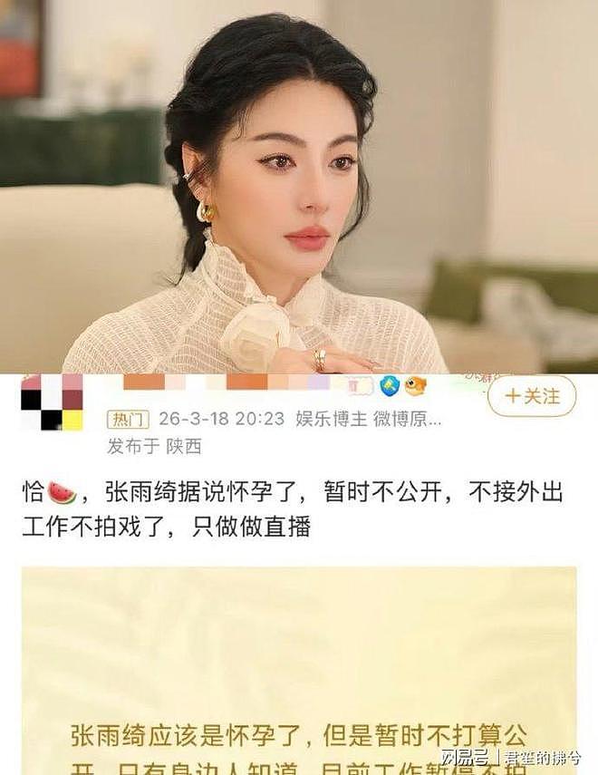 张雨绮又怀孕了登上热搜,前夫袁巴元的前妻葛晓倩发文(组图) - 5