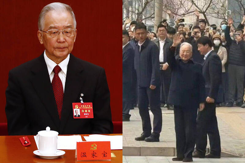 83岁温家宝现身北京中科院，围观民众喊“总理好”（图） - 1