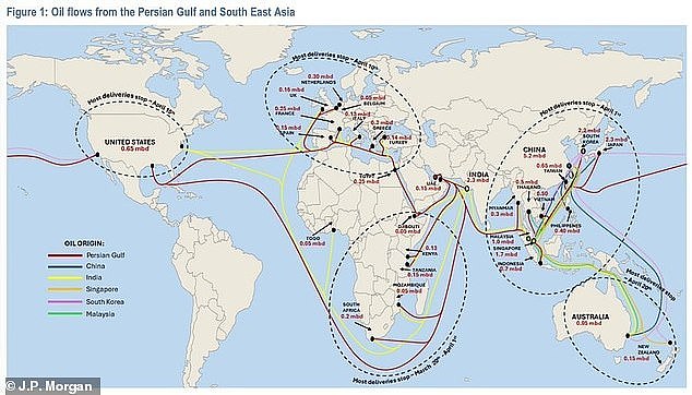 澳洲油荒进入倒计时？JP摩根地图泄密：4月20日或面临断供危机（组图） - 1