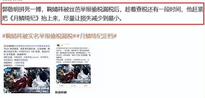 鞠婧祎被实名举报偷税漏税!涉及金额5000万,四部待播剧或受影响(组图) - 10