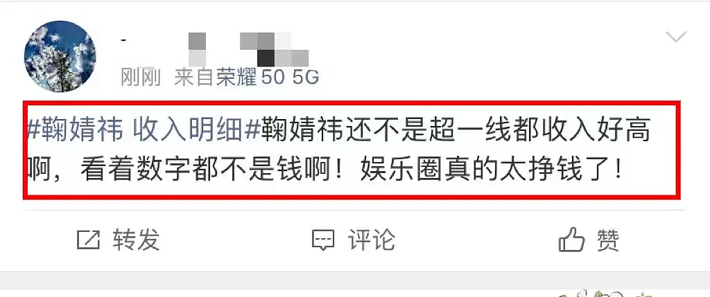知名女星收入明细被曝光！网友感叹：还不是超一线（组图） - 5
