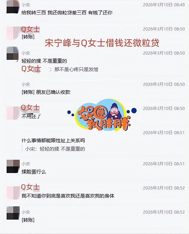 宋宁峰炸裂聊天记录曝光,张婉婷卑微挽留丈夫,宋宁峰发长文回应(组图) - 2