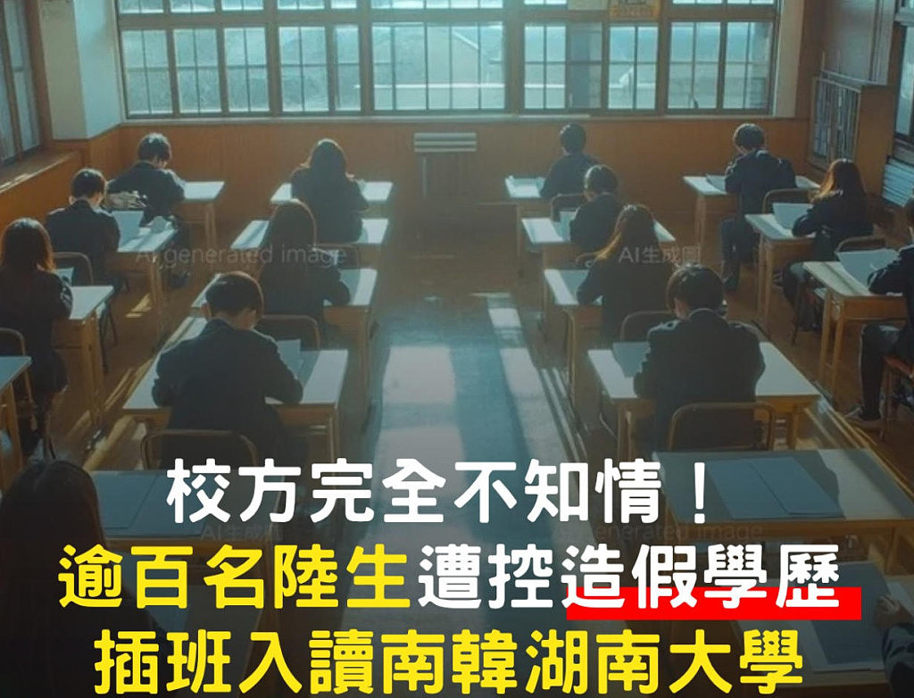 上百名中国学生伪造美国学历，入读韩国大学被查 - 1