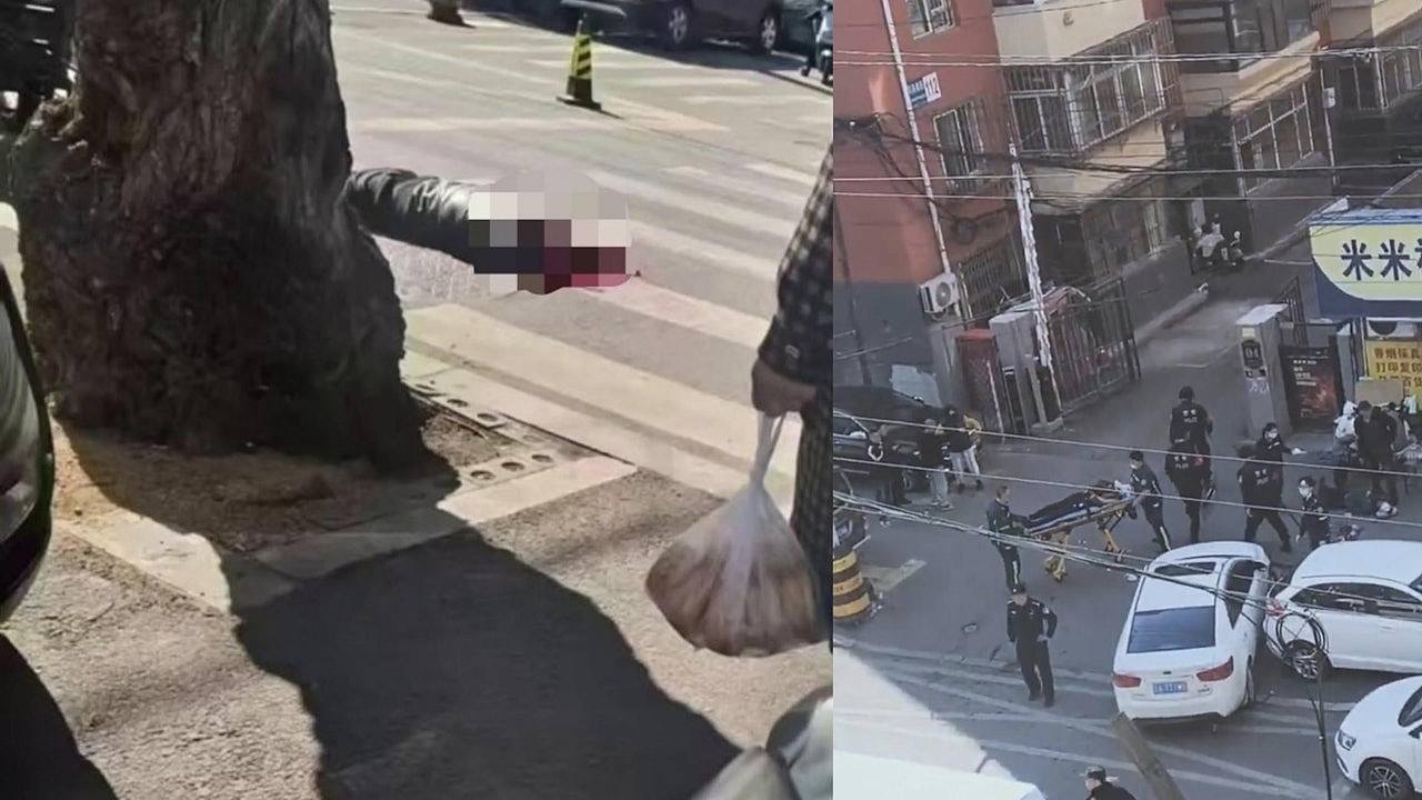 血腥慎点！网传沈阳发生随机砍人，致多人死伤！无头尸体倒卧街头（组图） - 1