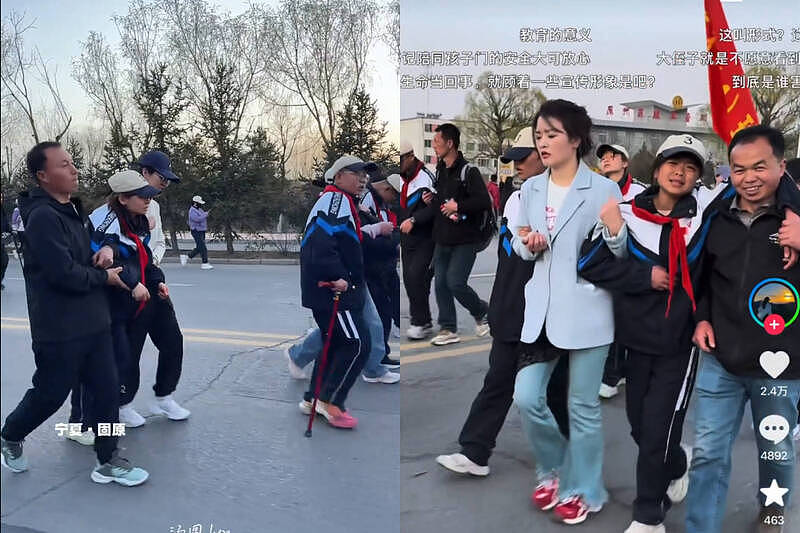 中国2000学生为祭奠先烈，零度徒步54公里！集体虚脱流鼻血，网友：没苦硬吃（图） - 1