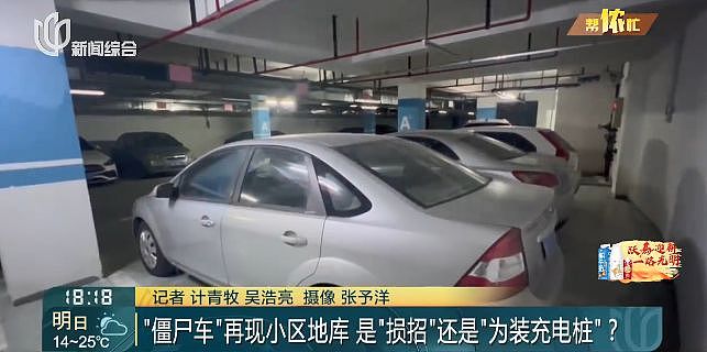 上海一小区突现10多辆僵尸车占位,业主质疑:这是逼人买车位?(组图) - 1
