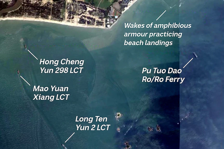 中国“影子舰队”集结台湾海峡，澳洲专家：“灰色地带”是武器，也是施压战略（组图） - 3