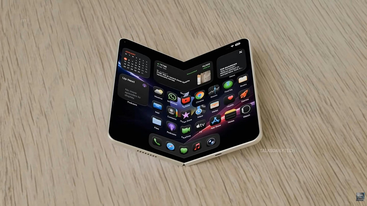 内媒:苹果首款折叠手机iPhone Fold已在富士康试产,下半年推出(组图) - 4