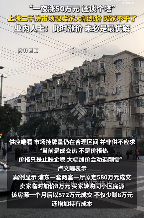 业内人士谈上海二手房大幅跳价：此时涨价，未必是最优解（组图） - 1