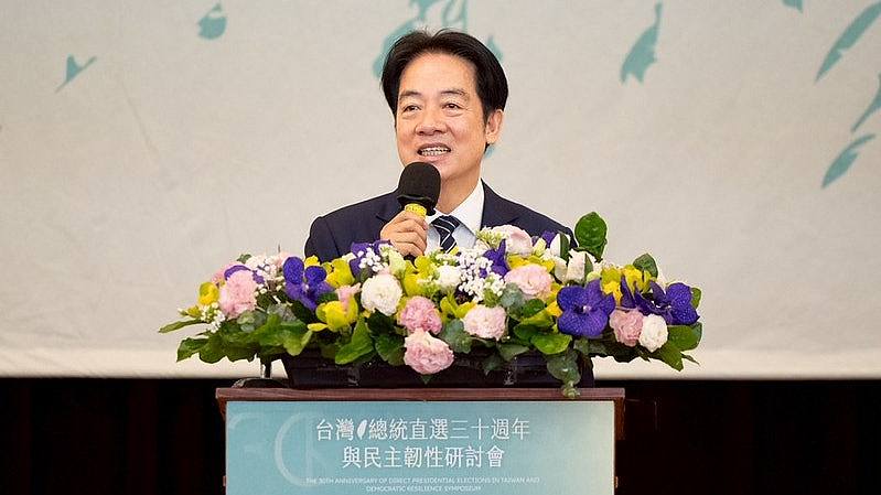 赖清德称美国成台最大对外投资目地与出口市场，国台办：倚美卖台（组图） - 1