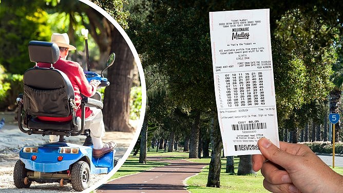 澳退休老人花$2买彩票,竟喜中$100万大奖(组图) - 1