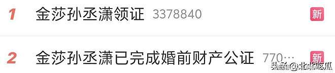 金莎孙丞潇官宣结婚，19岁恋情修成正果网友直呼真爱 - 2