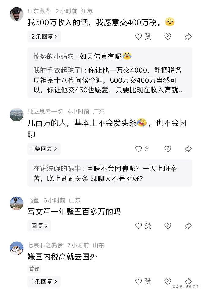 难以置信!年入505万,个税扣203万,到手只剩302万,在网上刷屏 - 3