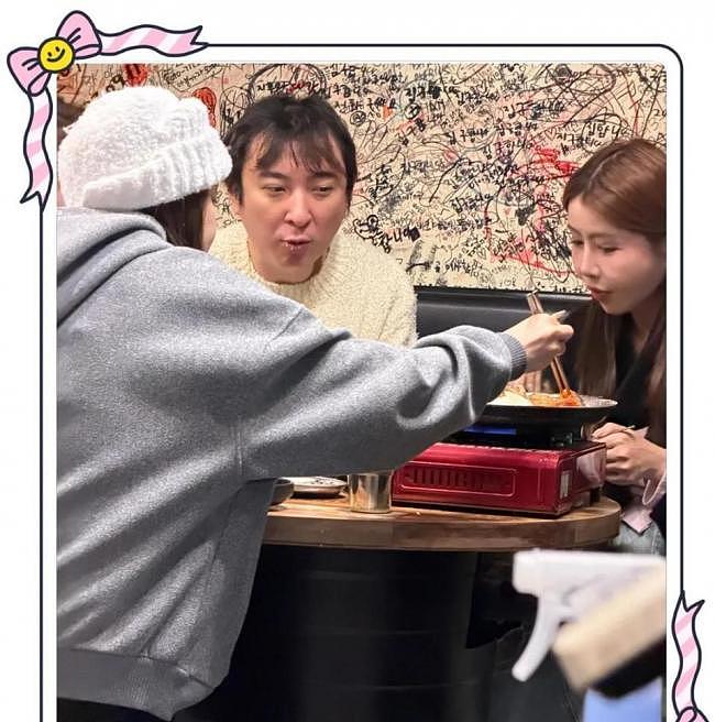 王思聪带三个美女韩国吃饭被偶遇，头发稀疏 - 2