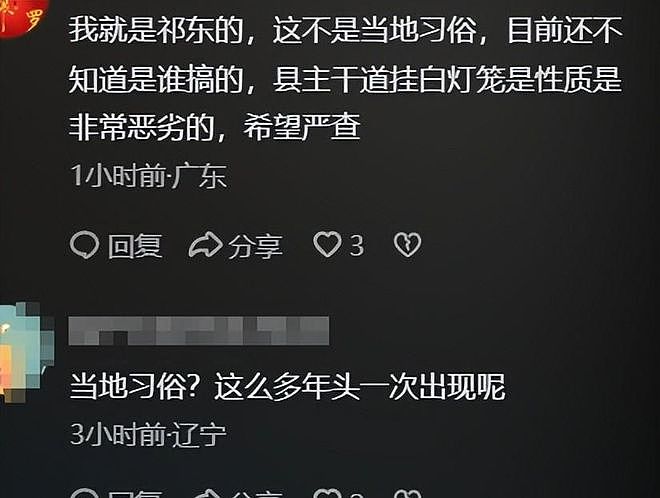 炫丧？湖南一公路插百米白灯笼，官方介入调查，结果和想的不一样（组图） - 8