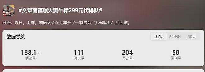 演员文章开面馆翻红!有人凌晨带小马扎蹲守,代排价格炒到500… - 8
