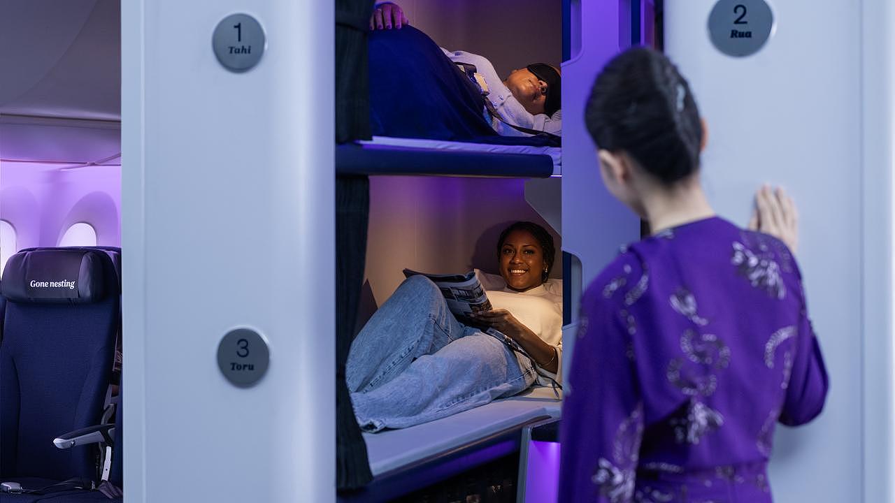 新西兰航空推出经济舱睡眠舱：4小时躺平要价$495（组图） - 2