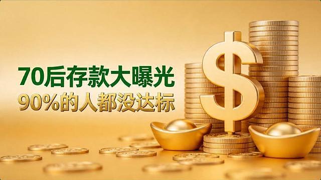 70后存款大曝光！银行人表示：能存到这个数的，已经算“中上层”（组图） - 1