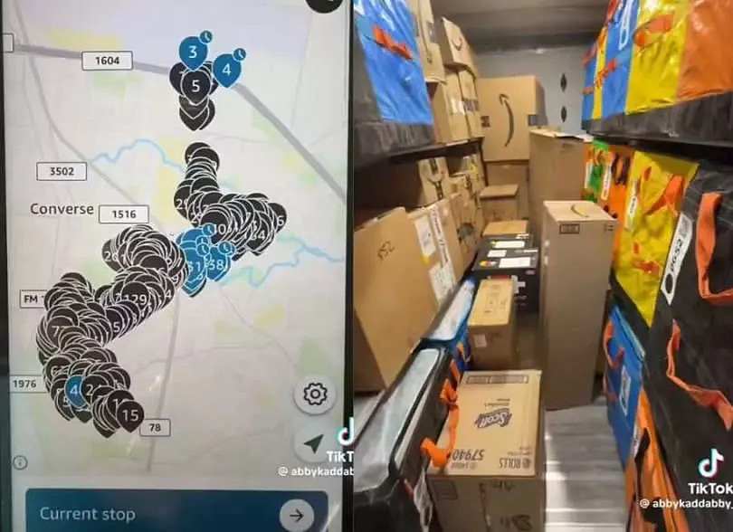 一天524包裹！跑300站，亚马逊司机工作量吓坏全网（组图） - 2
