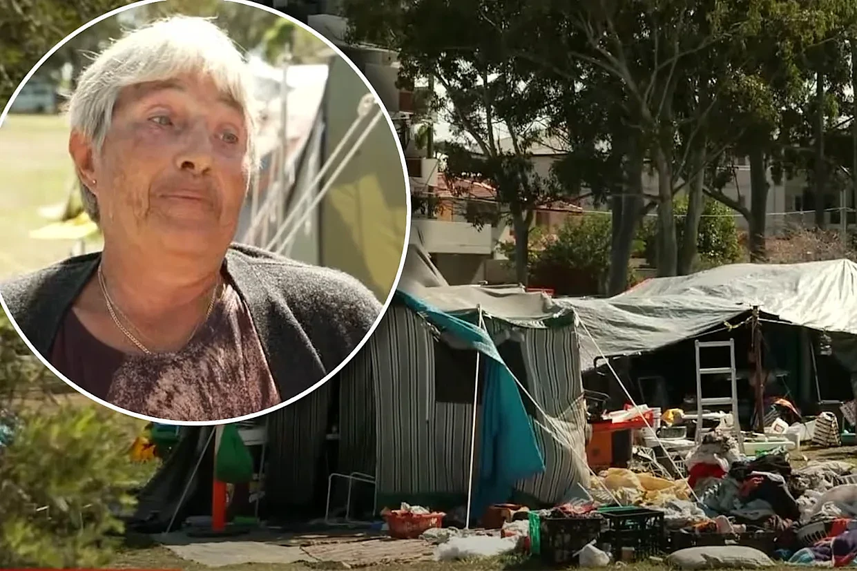 澳住房危机大爆发!上班族被迫带娃住进公园帐篷,66岁老妪流落街头(组图) - 1