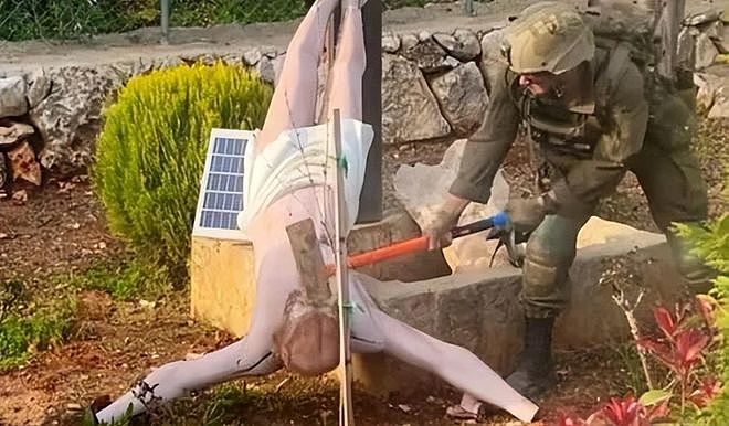砸了耶稣像，真相就藏不住了！以军士兵一锤下去，打碎的是什么？ - 3