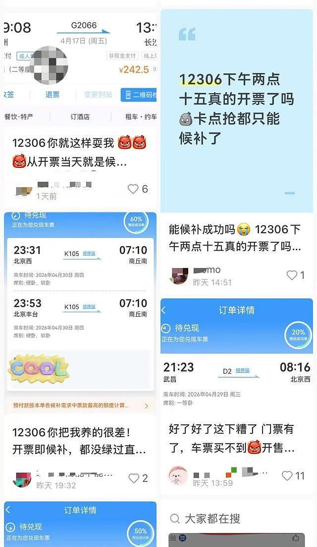 女歌手因抢不到“五一”高铁票取消演唱会:全额退款(组图) - 6