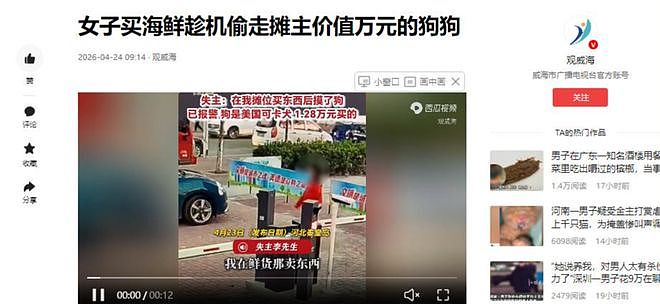 秦皇岛大姐逃单偷狗后续:正脸曝光,被人认出已社死,摊主不和解(组图) - 24