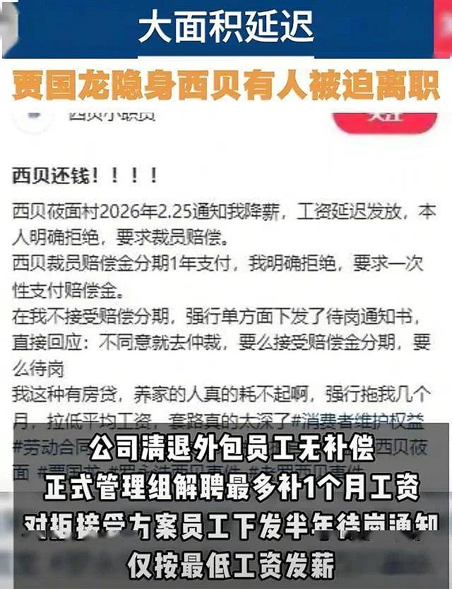 西贝人设崩塌大面积欠薪！6亿亏损全让员工扛（组图） - 3