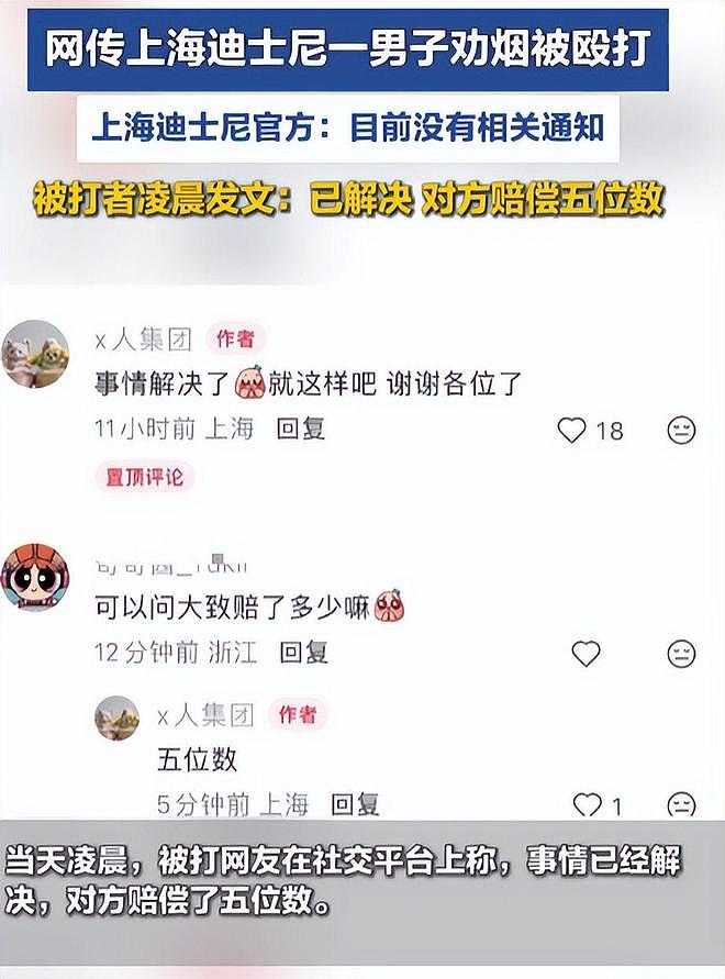 迪士尼男子劝烟反被扇脸！赔偿金五位数，警方定性，和解也得坐牢（组图） - 2