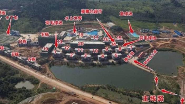 缅甸又现新电诈园区，逾20栋楼极豪华设水上乐园，逾1500人盘踞（组图） - 1