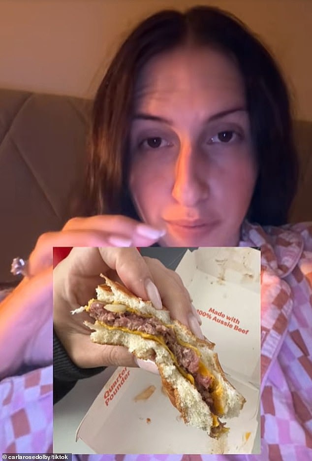 麦当劳惊现生肉汉堡！澳女连吃几口后病倒，崩溃怒斥“我的肠胃全毁了”（视频/组图） - 1