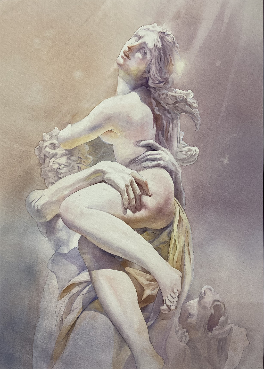 朱倩琳师生举办水彩画展(组图) - 2