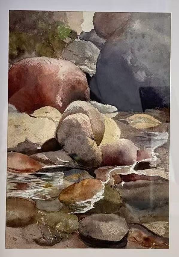 朱倩琳师生举办水彩画展(组图) - 8