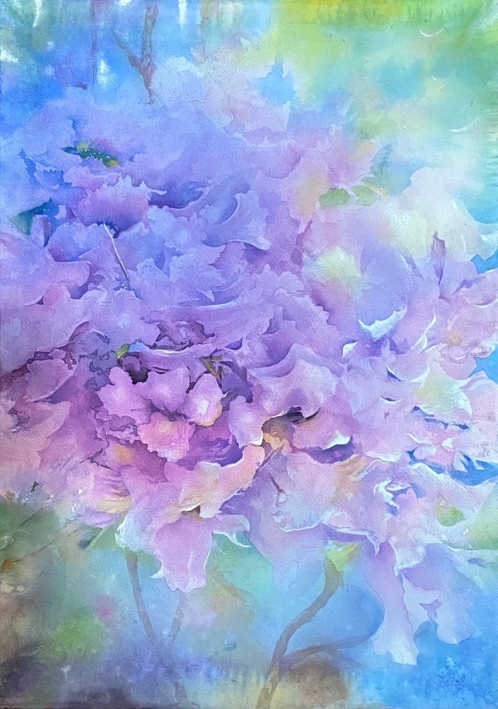 朱倩琳师生举办水彩画展(组图) - 5