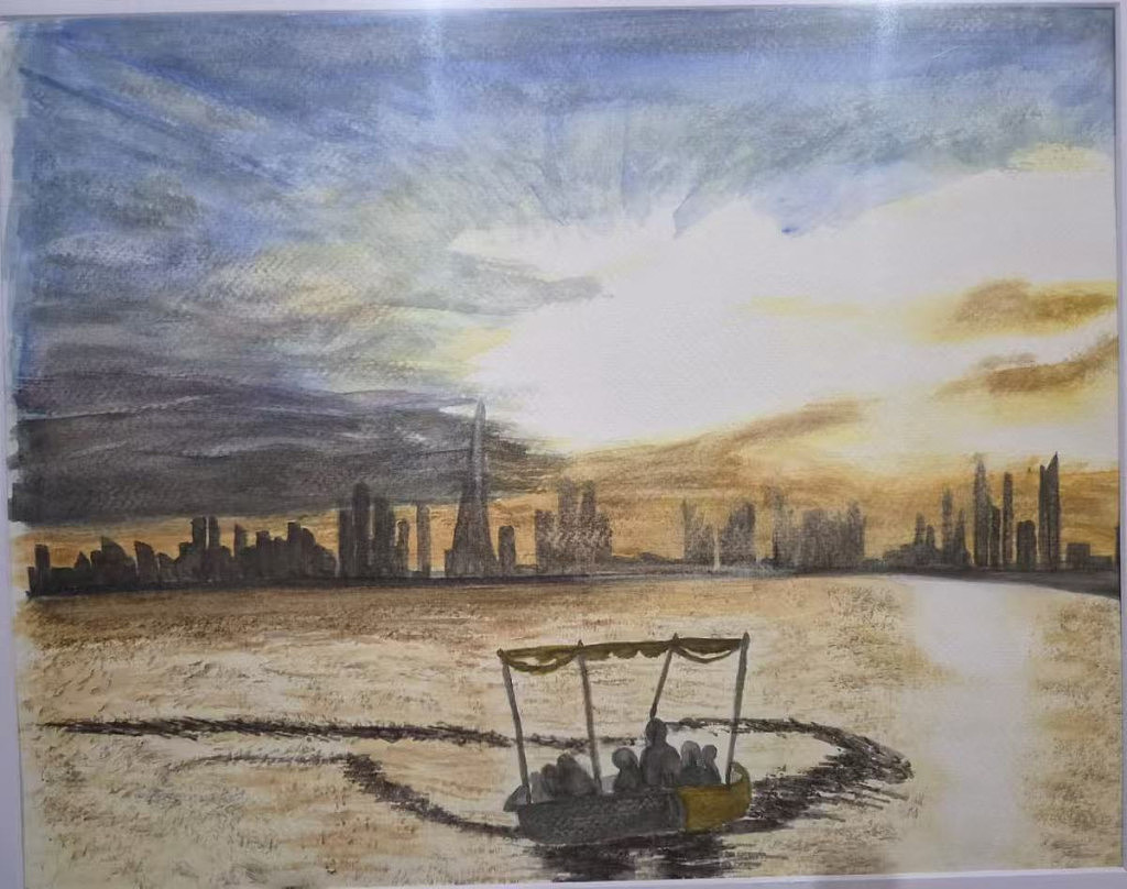 朱倩琳师生举办水彩画展(组图) - 9