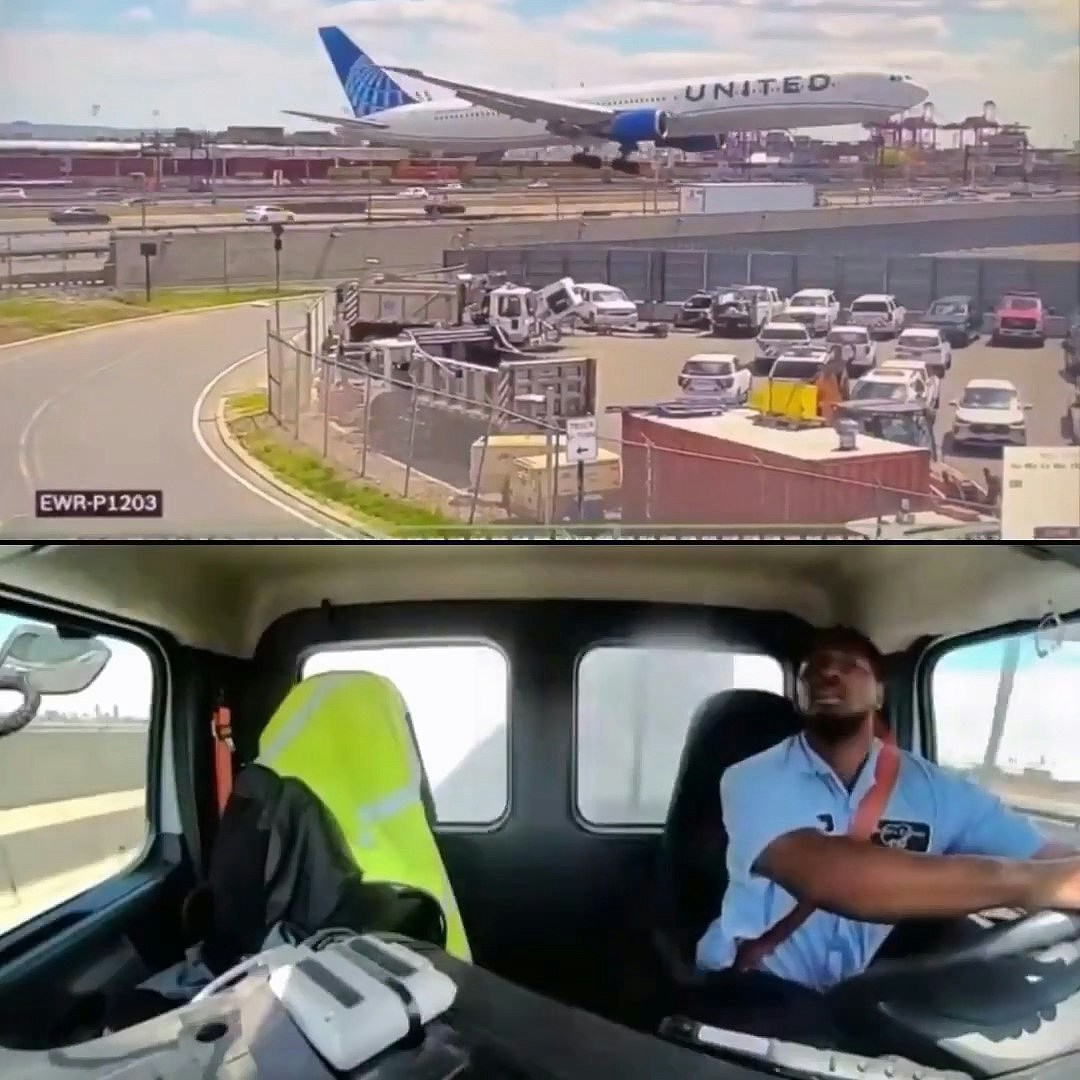 联合航空客机降落“低到撞货车”画面曝！司机惊恐回忆：以为地震（组图） - 5
