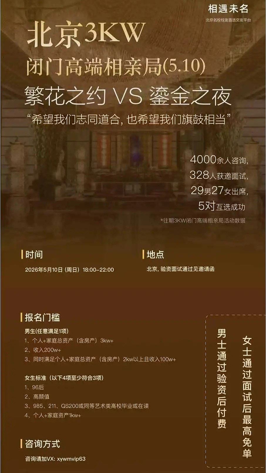 身家超¥3000万才有资格参加!北京高端相亲局都有什么样的女生?(组图) - 7