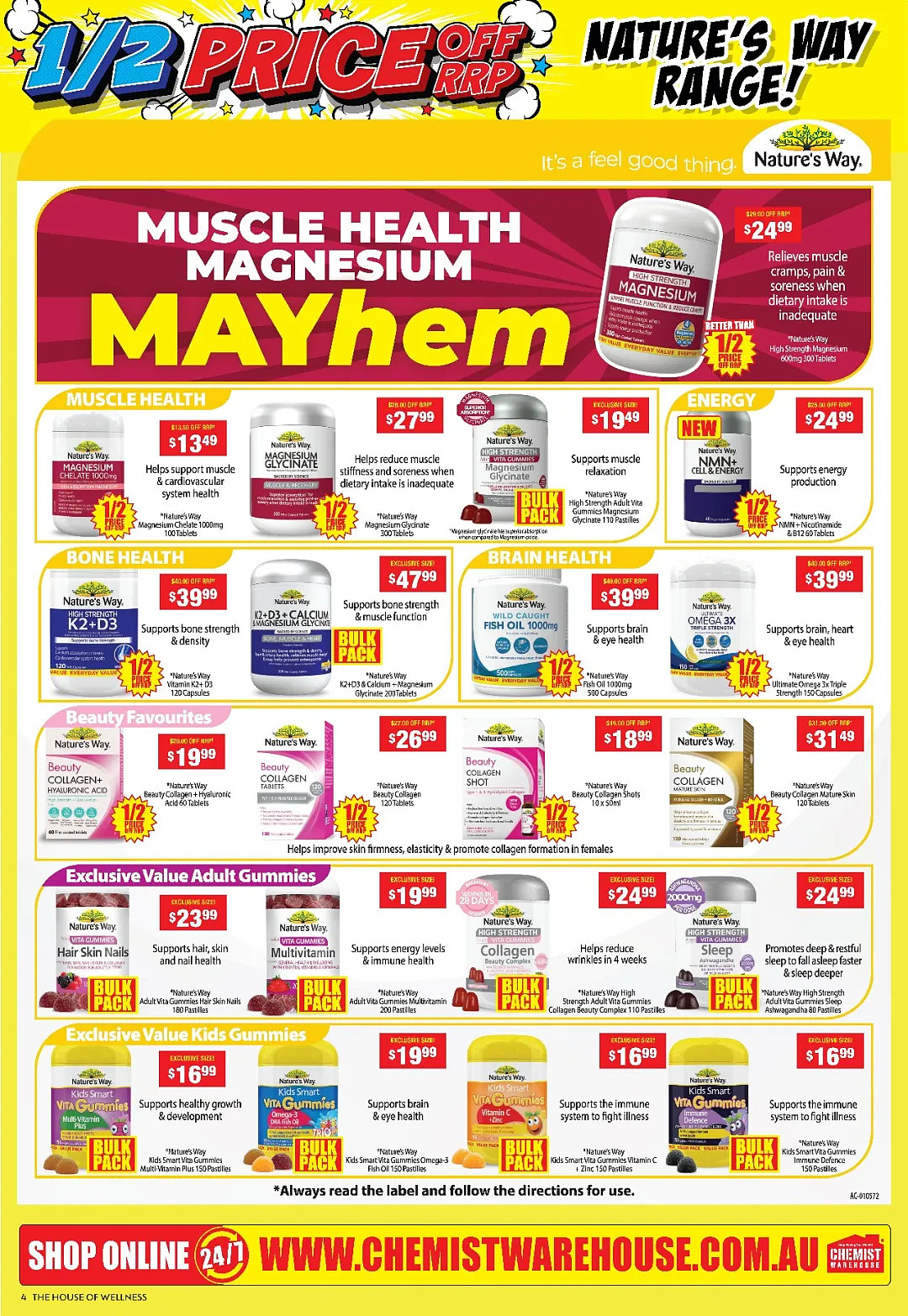 大量半价+折上折!【Chemist Warehouse】药店 最新一期 优惠目录 - 5