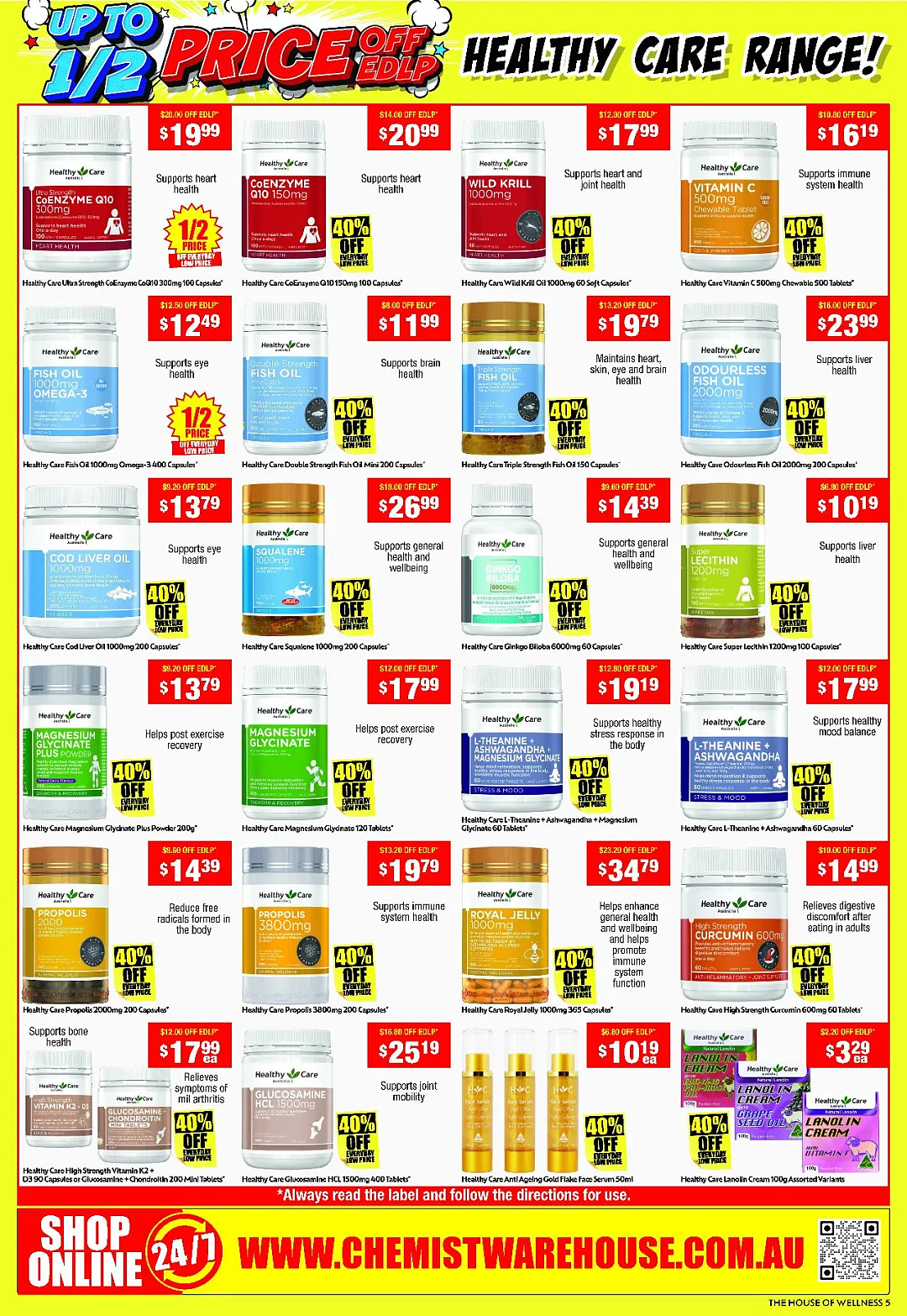 大量半价+折上折!【Chemist Warehouse】药店 最新一期 优惠目录 - 6