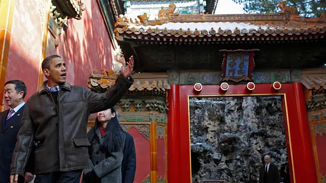 历任美国总统访华：国事以外的时刻（组图） - 6