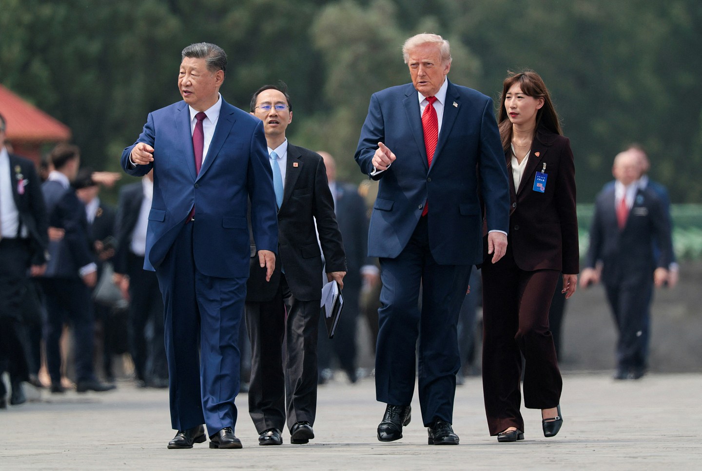 特朗普访华，中国外交部：愿同美方将中美关系新定位转化为行动（组图） - 2