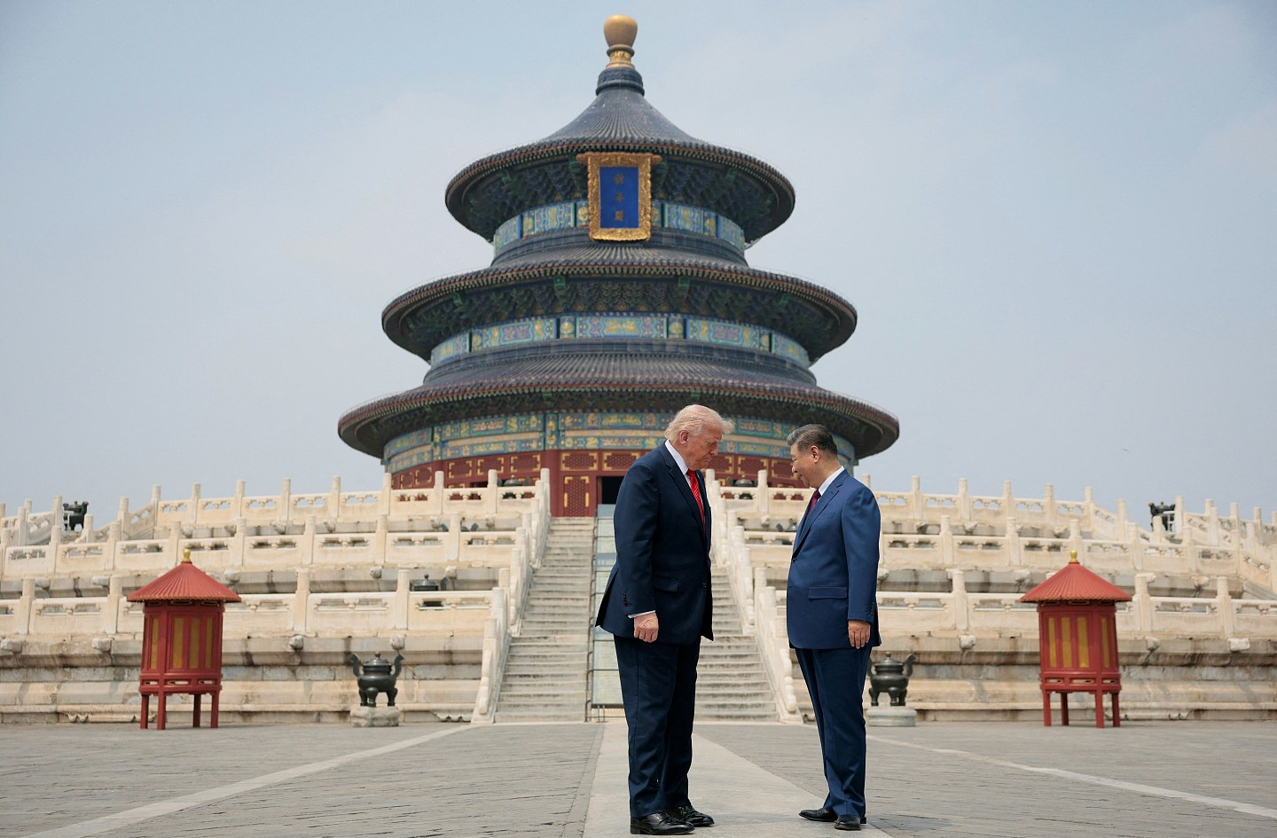 特朗普访华，与习近平一同参观天坛，大赞：中国真美（组图） - 5