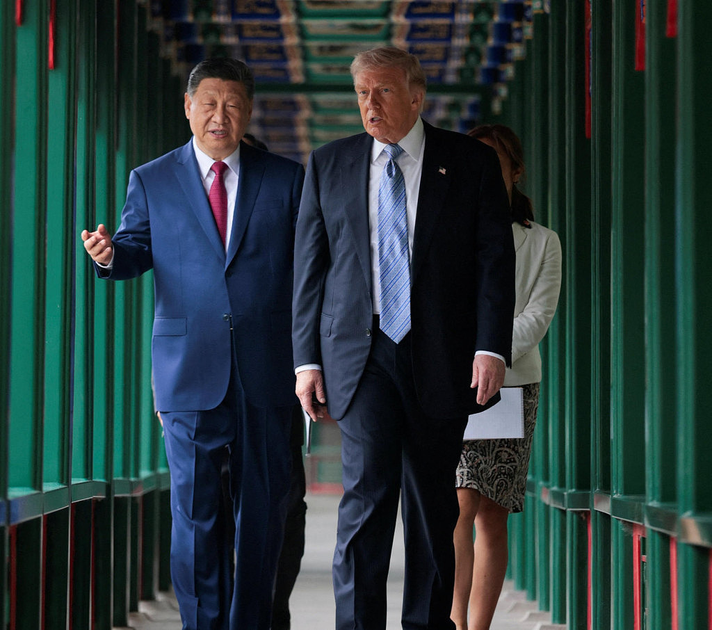 习近平:特朗普此访是历史性标志性访问(图) - 1