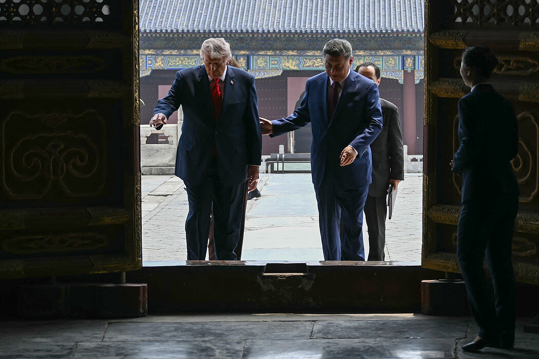 从肢体语言看习近平与特朗普的迥异风格（组图） - 3