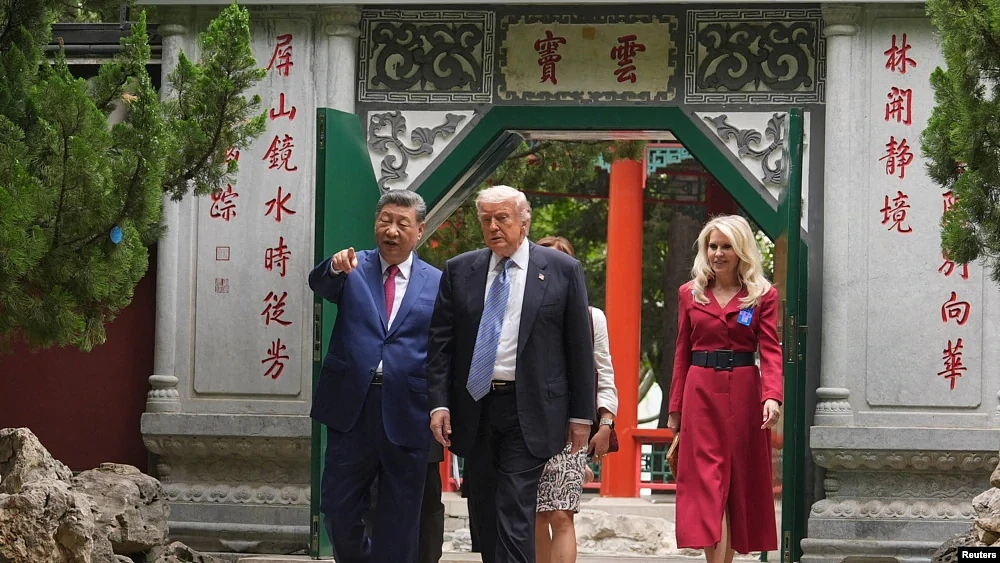 特朗普参观中南海，称美中在伊朗等方面非常一致（图） - 1