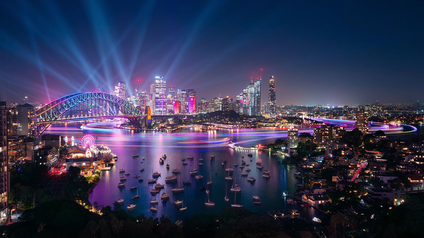 连嗨23晚！Vivid Sydney重磅回归，无人机表演成最大亮点（组图） - 2