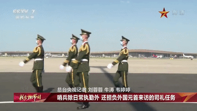 特朗普抵京当晚在机场执勤的礼兵震撼外网，详情披露：来自武警北京总队某部，哨兵离专机最近15米，担负特殊任务“夏不穿单、冬不穿棉” - 10