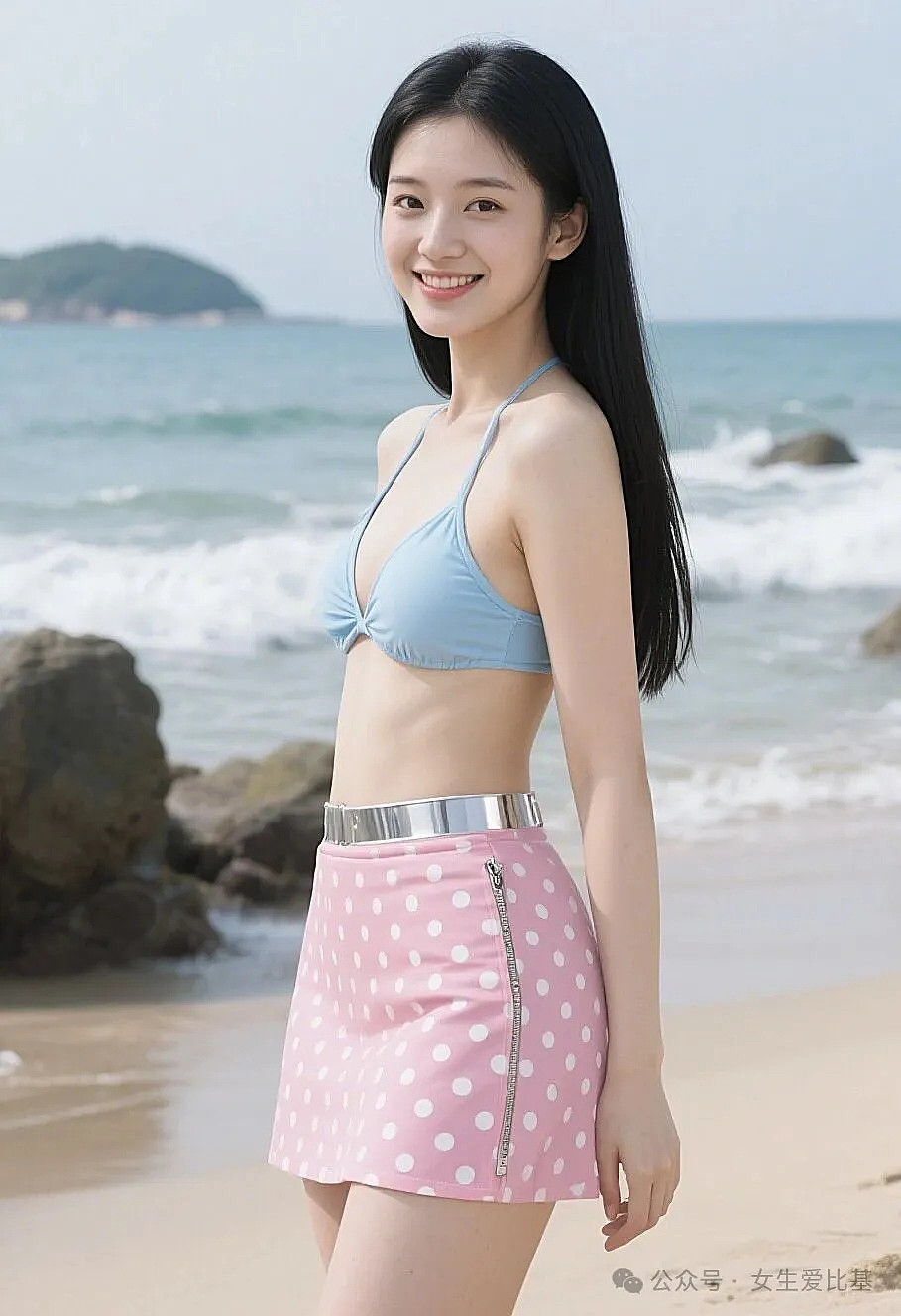 【美女】AI美女夏风穿搭,一道亮丽的风景 - 13