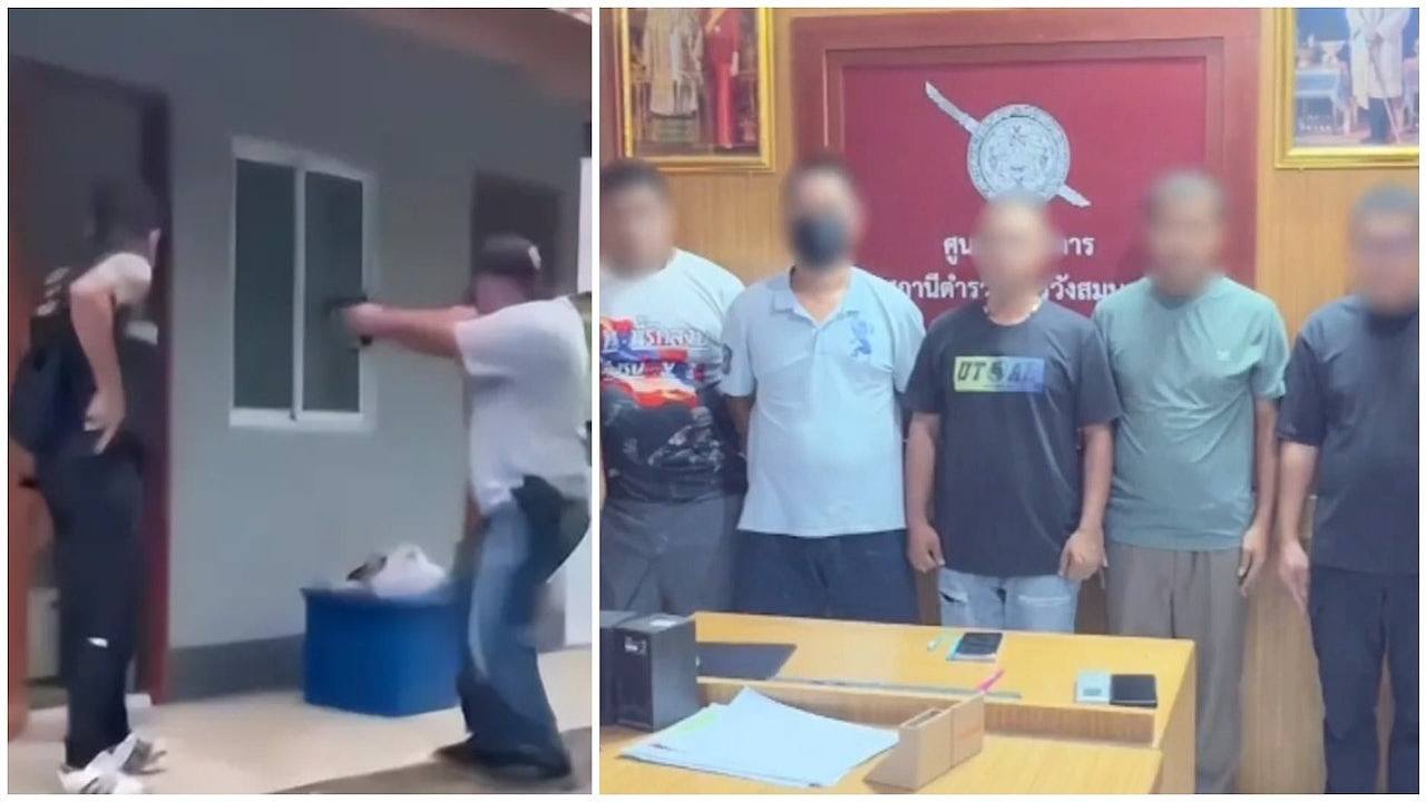 4名泰国警长伙同平民涉持枪绑架5中国人：带回住所上手铐勒索39万（组图） - 1
